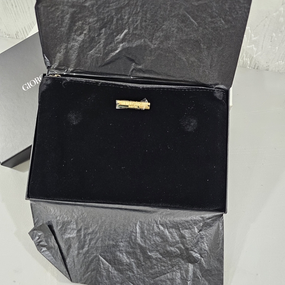 Giorgio Armani Black Velvet Pouch - Picture 7 of 7